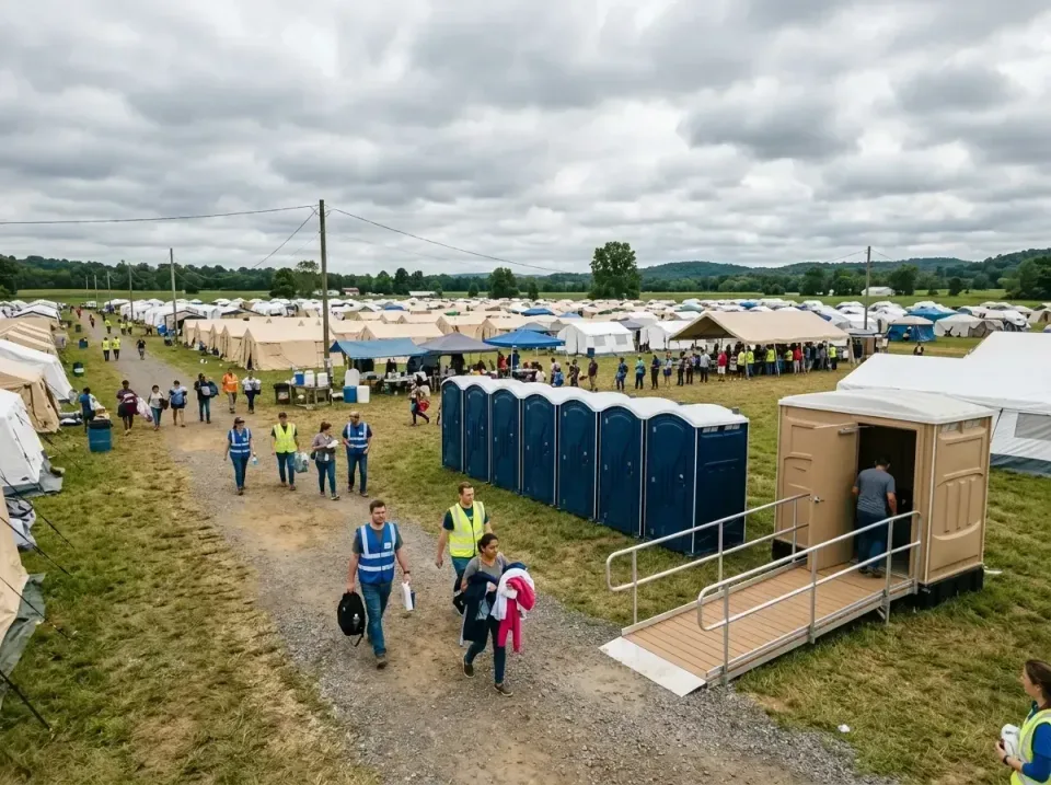 disaster-relief-camp-restrooms-010 — frequently asked questions, Dumpster & Portable Bathrooms Rental in East Foothills, CA